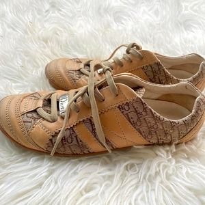 Authentic Y2k Dior Trotter Print Monogram Sneakers 5 1/12